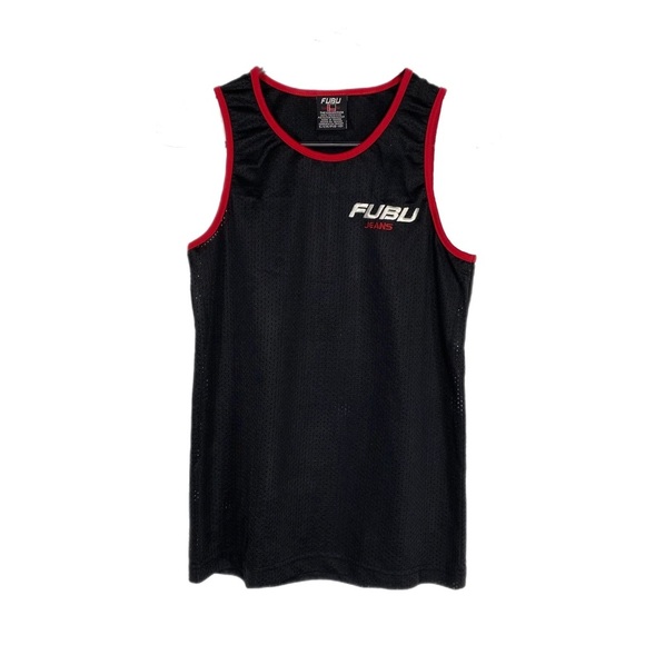 FUBU Kid’s 90’s Vintage Mesh Basketball Jersey Tank - Picture 1 of 6